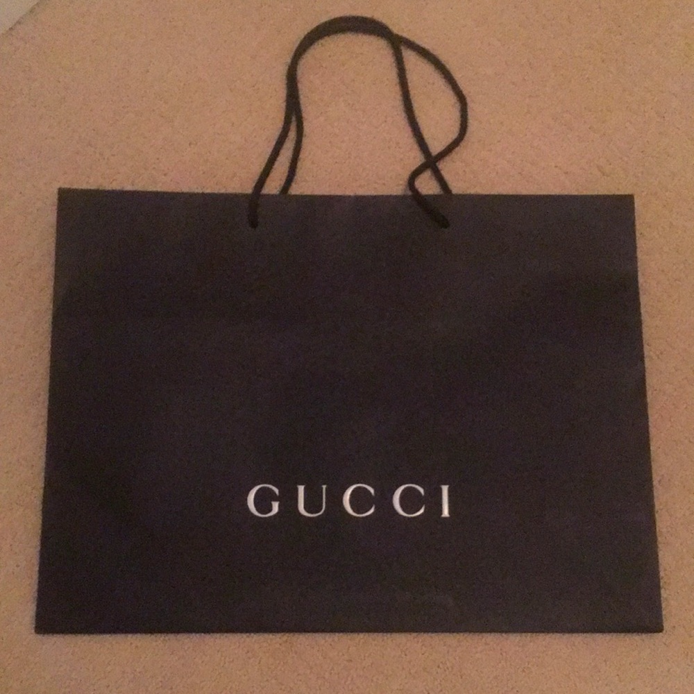 🔥AUTHENTIC🔥GUCCI Gift Paper Bag 16” x 14” x 6-3/4”